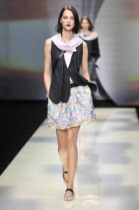 Milan Fashion Week, Women Spring Summer 2016. Milano, Moda Donna, Primavera Estate 2016. EMPORIO ARMANI catwalk Pictured:models  RiccardoxGiordano Fotosicki