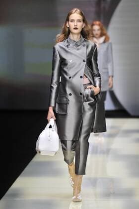 Milan Fashion Week, Women Spring Summer 2016. Milano, Moda Donna, Primavera Estate 2016. EMPORIO ARMANI catwalk Pictured:models  RiccardoxGiordano Fotosicki