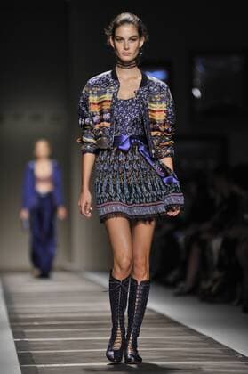 Milan Fashion Week, Women Spring Summer 2016. Milano, Moda Donna, Primavera Estate 2016. ETRO catwalk Pictured: models  RiccardoxGiordano Fotosicki