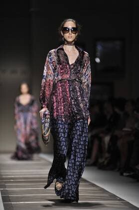 Milan Fashion Week, Women Spring Summer 2016. Milano, Moda Donna, Primavera Estate 2016. ETRO catwalk Pictured: models  RiccardoxGiordano Fotosicki