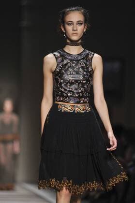 Milan Fashion Week, Women Spring Summer 2016. Milano, Moda Donna, Primavera Estate 2016. ETRO catwalk Pictured: models  RiccardoxGiordano Fotosicki