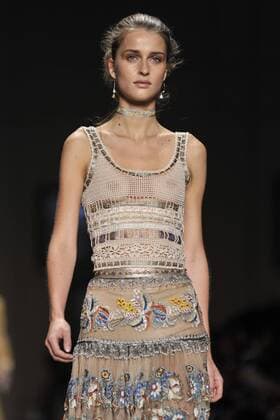 Milan Fashion Week, Women Spring Summer 2016. Milano, Moda Donna, Primavera Estate 2016. ETRO catwalk Pictured: models  RiccardoxGiordano Fotosicki