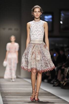 Milan Fashion Week, Women Spring Summer 2016. Milano, Moda Donna, Primavera Estate 2016. ETRO catwalk Pictured: models  RiccardoxGiordano Fotosicki