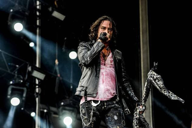 RIO DE JANEIRO, Brazil - 09 25 2015: ROCK IN RIO 2015 - The band TERROR CLASSIC performs at Sunset Stage on five days of the festival, during Rock in Rio 2015.  MarceloxCortes