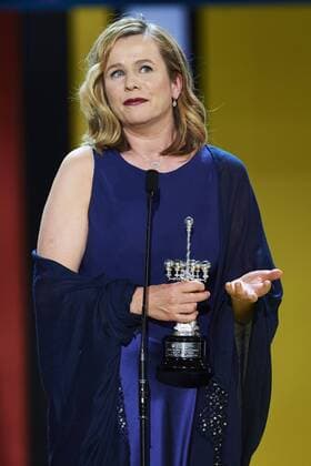 Sept. 25, 2015 - San Sebastian, Euskadi, Spain - Emily Watson receives the Donosti Lifetime Achievement Award at the Kursaal Palace during the 63rdSan Sebastian International Film Festival on September 25, 2015 in San Sebastian, Spain. San Sebastian Spain  - ZUMAg15_