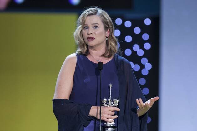 British actress Emily Watson receives the 2015 Donostia Award during the official ceremony at 63rd Donostia Zinemaldia (San Sebastian International Film Festival) in San Sebastian, Spain. September 25, 2015.  (20150925104)