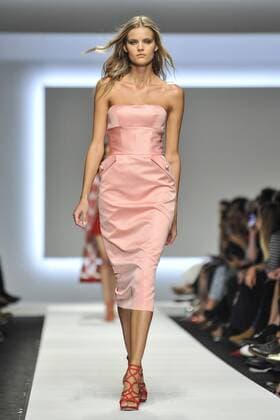 Milan Fashion Week, Women Spring Summer 2016. ERMANNO SCERVINO catwalk Pictured: Models  RiccardoxGiordanox Fotosicki