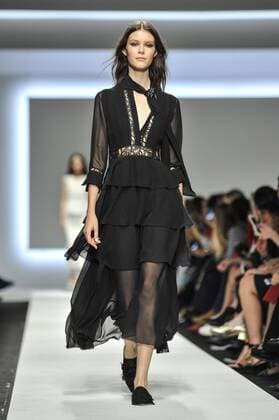 Milan Fashion Week, Women Spring Summer 2016. ERMANNO SCERVINO catwalk Pictured: Models  RiccardoxGiordanox Fotosicki
