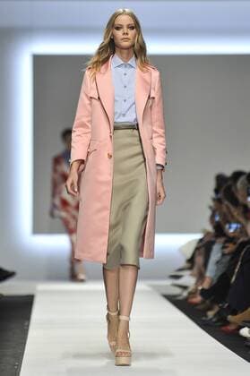 Milan Fashion Week, Women Spring Summer 2016. ERMANNO SCERVINO catwalk Pictured: Models  RiccardoxGiordanox Fotosicki