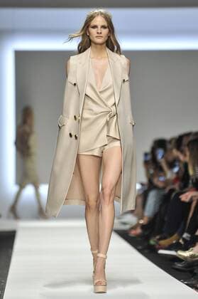 Milan Fashion Week, Women Spring Summer 2016. ERMANNO SCERVINO catwalk Pictured: Models  RiccardoxGiordanox Fotosicki