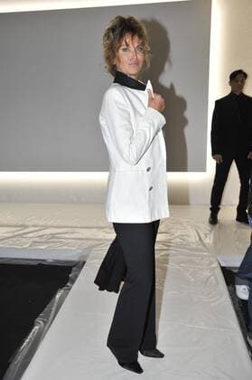Milan Fashion Week, Women Spring Summer 2016. ERMANNO SCERVINO arrivals Pictured: Dalila Di Lazzaro  RiccardoxGiordanox Fotosicki