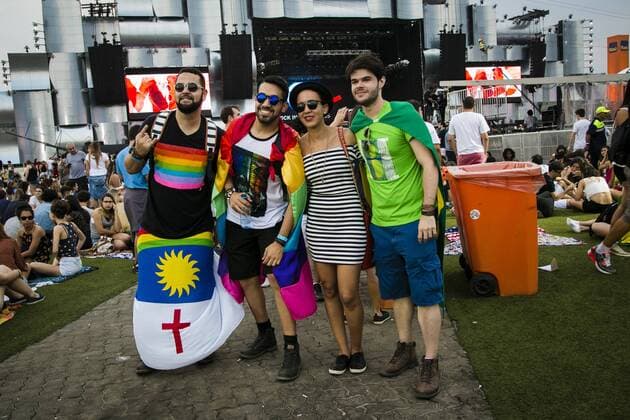 JANUARY RJ DE JANEIRO - 09 24 2015: ROCK IN RIO 2015 - Photo during Rock in Rio 2015.  Andr?xHorta