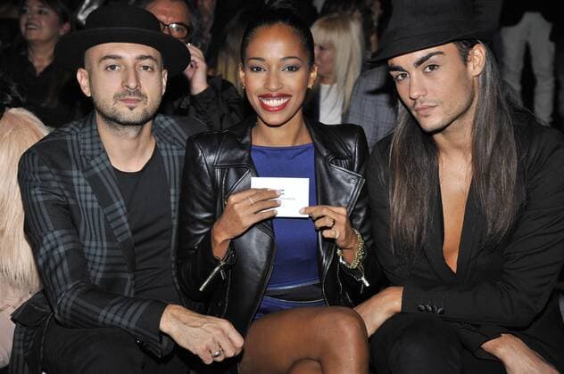Milan Fashion Week, Women Spring Summer 2016. Elisabetta Franchi front row Pictured: Vhelade  RiccardoxGiordanox Fotosicki