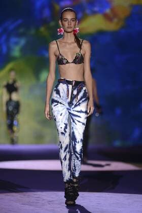 Milan Fashion Week, Women Spring Summer 2016. DSQUARED catwalk Pictured: Models  RiccardoxGiordanox Fotosicki