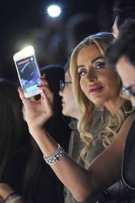Milan Fashion Week, Women Spring Summer 2016. RICHMOND front row Pictured: Models  RiccardoxGiordanox Fotosicki