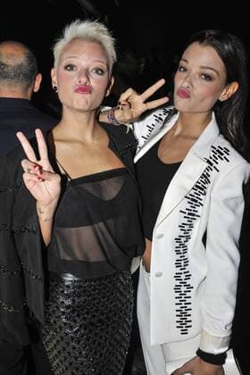 Milan Fashion Week, Women Spring Summer 2016. RICHMOND front row Pictured: Le Donatella  RiccardoxGiordanox Fotosicki