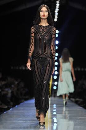 Milan Fashion Week, Women Spring Summer 2016. RICHMOND catwalk Pictured: Models  RiccardoxGiordanox Fotosicki