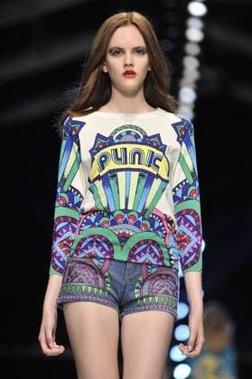 Milan Fashion Week, Women Spring Summer 2016. RICHMOND catwalk Pictured: Models  RiccardoxGiordanox Fotosicki