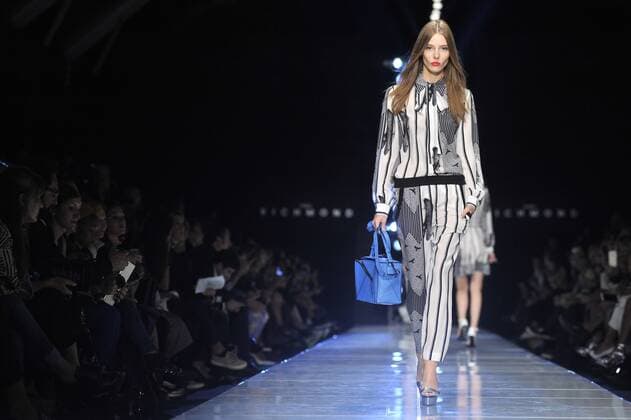 Milan Fashion Week, Women Spring Summer 2016. RICHMOND catwalk Pictured: Models  RiccardoxGiordanox Fotosicki