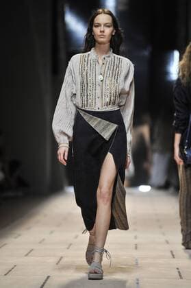 Milan Fashion Week, Women Spring Summer 2016. TRUSSARDI catwalk Pictured: Models  RiccardoxGiordanox xFotosicki