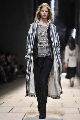 Milan Fashion Week, Women Spring Summer 2016. TRUSSARDI catwalk Pictured: Models  RiccardoxGiordanox xFotosicki