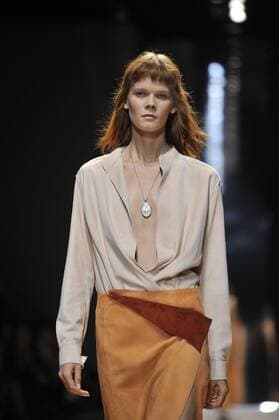 Milan Fashion Week, Women Spring Summer 2016. TRUSSARDI catwalk Pictured: Models  RiccardoxGiordanox xFotosicki