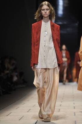 Milan Fashion Week, Women Spring Summer 2016. TRUSSARDI catwalk Pictured: Models  RiccardoxGiordanox xFotosicki
