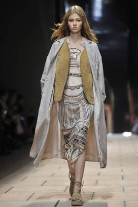 Milan Fashion Week, Women Spring Summer 2016. TRUSSARDI catwalk Pictured: Models  RiccardoxGiordanox xFotosicki