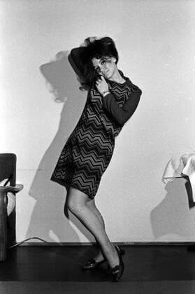 Die deutsche Schauspielerin Lotti Krekel, Deutschland 1960er Jahre. German actress Lotti Krekel, Germany 1960s. 24x36Neg130 Copyright: HeinzxBrowers UnitedArchives1000791