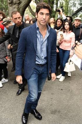 Milan Fashion Week, Women Spring Summer 2016. Milano, Moda Donna, Primavera Estate 2016. GIORGIO ARMANI arrivals Pictured: Cayetano Rivera  SimonaxChioccia Fotosicki