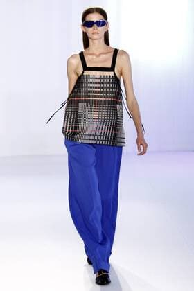 ENTERTAINMENT MODE Mailand Fashion Week - Mila Schön Modenschau Milan Fashion Week, Women Spring Summer 2016. Milano, Moda Donna, Primavera Estate 2016. MILA SCHON catwalk Pictured: models  SimonaxChioccia Fotosicki