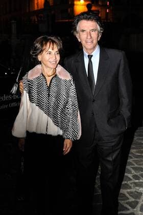 Jack LANG, Madame monique - Paris Fashion Week, Modenschau Lanvin - Paris, Frankreich - 01 10 2015 ThierryBreton Panoramic 