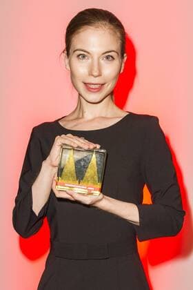 Nora von Waldstätten bei der Preisverleihung der 25. Cologne Conference am 01.10.2015 in Köln. Preisverleihung der 25. Cologne Conference in Köln