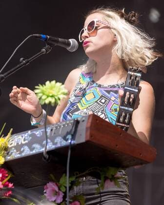 Oct. 3, 2015 - Austin, Texas, U.S - Musician SARA DAMERT of Waters performs live at the Austin City Limits music festival within Zilker Park in Austin, Texas Austin U.S. - ZUMAs135