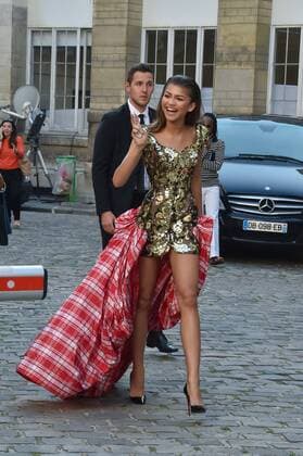 Zendaya Coleman - Paris Fashion Week, Modenschau Vivienne Westwood - Paris, Frankreich - 03 10 2015 LIONELURMAN PANORAMIC 
