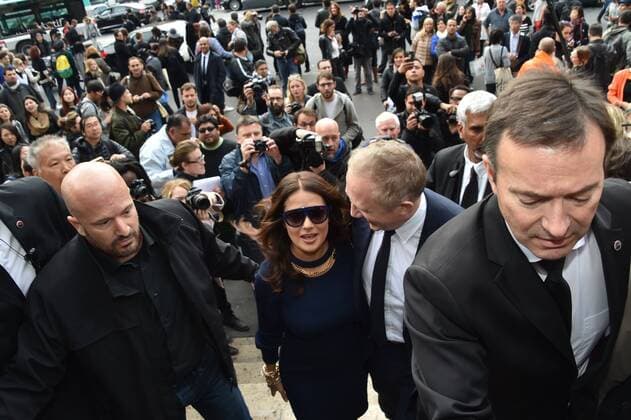 Francois-Henri Pinault & Salma Hayek-Pinault - Paris, Frankreich - Paris Fashion Week, Modenschau Stella McCartney 