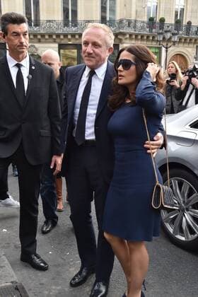 Francois - Henri Pinault & Salma Hayek-Pinault - Paris, Frankreich - Paris Fashion Week, Modenschau Stella McCartney 