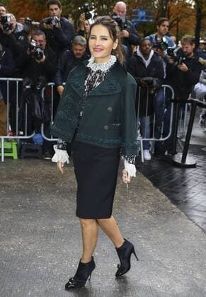 Virginie Ledoyen - Paris Fashion Week, Modenschau Chanel - Paris, Frankreich - 06 10 2015 GwendolineLeGoff Panoramic 