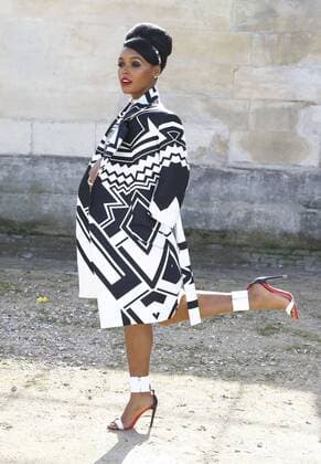 Janelle Monae CELEBRITES : Modenschau Valentino - Pret a Porter Printemps Ete 2016 - 06 10 2015 GwendolineLeGoffx 