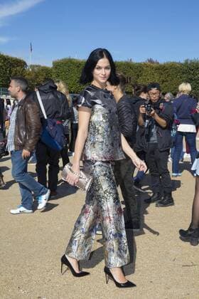 Leigh Lezark CELEBRITES : Modenschau Valentino - Pret a Porter Printemps Ete 2016 - 06 10 2015 GwendolineLeGoffx 