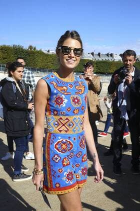 Helena Bordon CELEBRITES : Modenschau Valentino - Pret a Porter Printemps Ete 2016 - 06 10 2015 GwendolineLeGoffx 