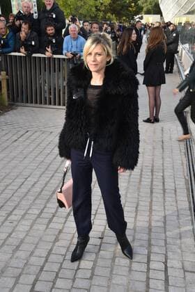 Marina Fois CELEBRITES : Modenschau Louis Vuitton - Pret a Porter Printemps Ete 2016 - 07 10 2015 LIONELURMANx 