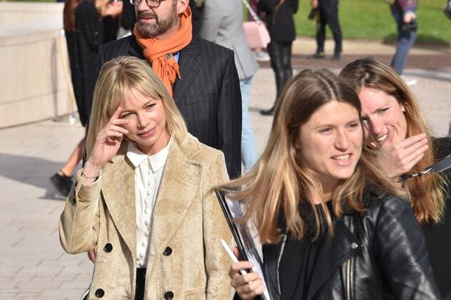Michelle Williams CELEBRITES : Modenschau Louis Vuitton - Pret a Porter Printemps Ete 2016 - 07 10 2015 LIONELURMANx 