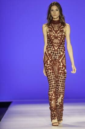 BELO HORIZONTE, MG - 06 10 2015: MINING TREND AUTUMN WINTER 2016 - Model during the parade at MILAZZO Grife FABIANA 17ª ? Ediç? the Minas Trend Autumn Winter 2016 06 to October 09 at Expominas - Avenida Amazonas, 6030 -. gameleira - BH - MG.  Mour?oxPanda