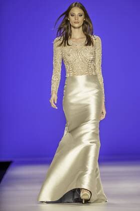 BELO HORIZONTE, MG - 06 10 2015: MINING TREND AUTUMN WINTER 2016 - Model for parade Grife FABIANA MILAZZO in the 17th edition of Trend Autumn Winter Mines 2016 06 to October 09 at Expominas - Avenida Amazonas, 6030 - Gameleira - BH -. MG.  Mour?oxPanda
