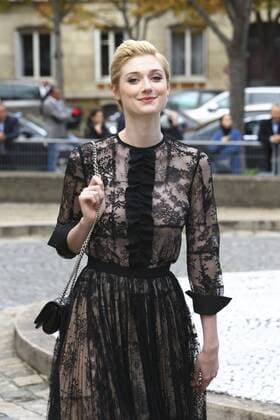 Elizabeth Debicki CELEBRITES : Modenschau Miu Miu - Pret a Porter Printemps Ete 2016 - 07 10 2015 GwendolineLeGoffx 