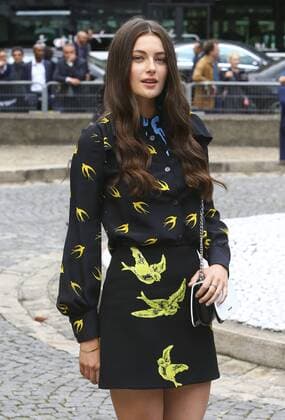 Millie Brady CELEBRITES : Modenschau Miu Miu - Pret a Porter Printemps Ete 2016 - 07 10 2015 GwendolineLeGoffx 