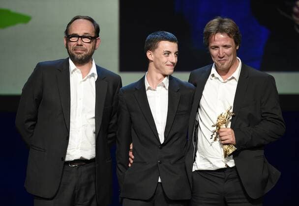 - NAMUR, BELGIUM: Actor Dominique Leborne is pictured during the Ceremonie des Bayard prize award ceremony at the 30th edition of the FIFF Festival Internationale du Film Francophone de Namur, Friday 09 October 2015, in Namur.  JOHNxTHYS 04717597
