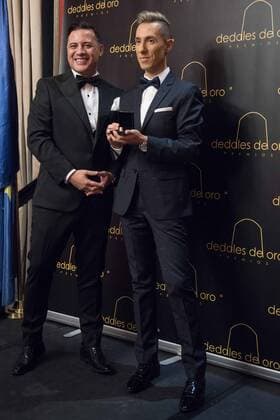 Jesus Reyes en los Premios Dedales de Oro 2015 en Madrid. 588 cordon press Jesus Reyes at the Dedales de Oro Awards 2015 in Madrid. Cordon Press 