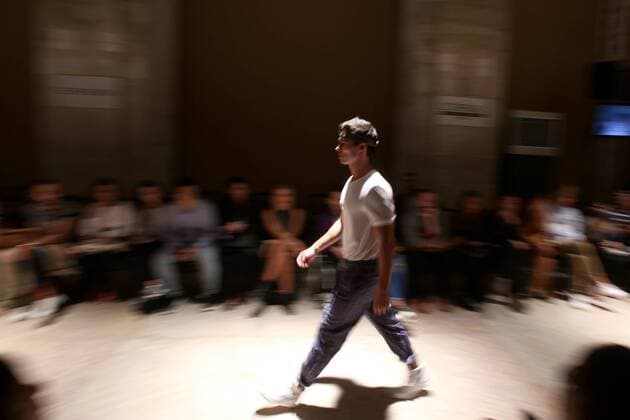 Oct. 11, 2015 - Lisbon, Portugal - The Polish fashion designer Piotr Drzal presents the Spring Summer 2016 creations during Lisbon Fashion Week - Moda Lisboa The Timers at the Patio da Gale on Terreiro do Paco Square in Lisbon on October 10, 2015. Lisbon Portugal  - ZUMAn230